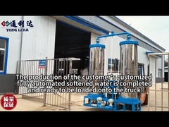 ステンレス鋼 2タンク水軟化器 システム 連続式 双タンク水軟化器